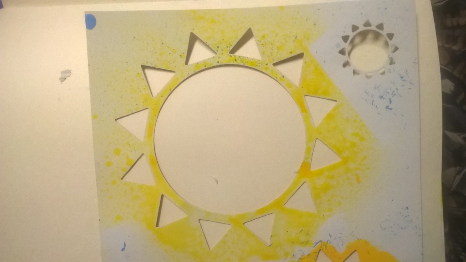 sun stencil