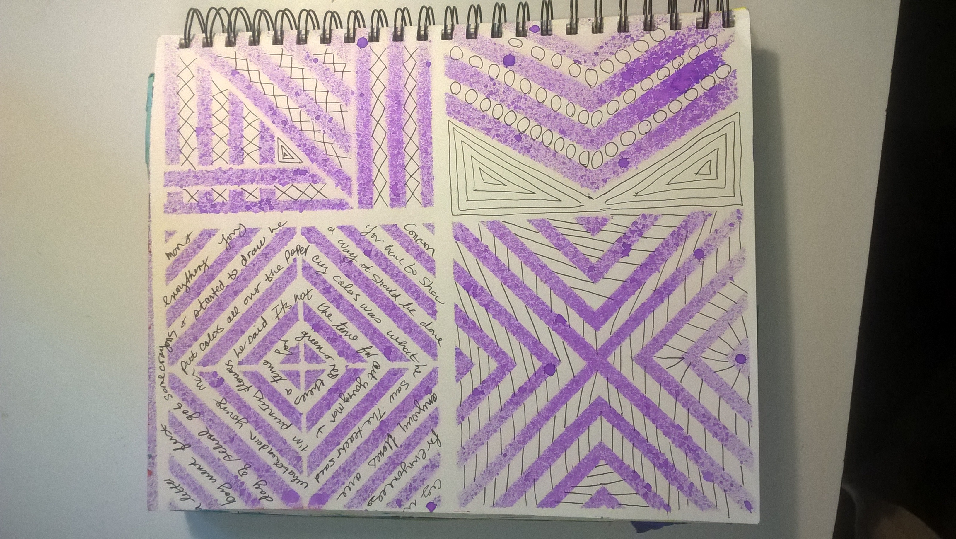 I got 3-ring binder sleeves for my zentangle tiles :) : r/Zentangle