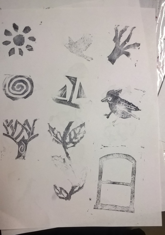 homemade stamped images